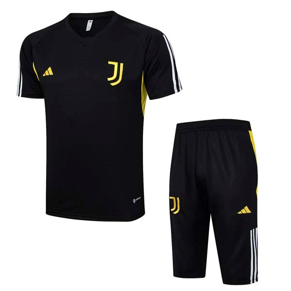 Camiseta Entrenamiento Juventus Conjunto Completo 2023 2024 Negro